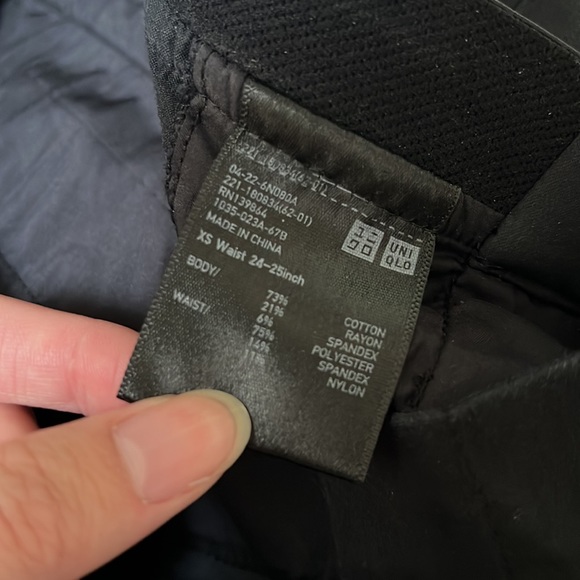 Black Uniqlo Dress Pants - Elastic Waist - Picture 5 of 5